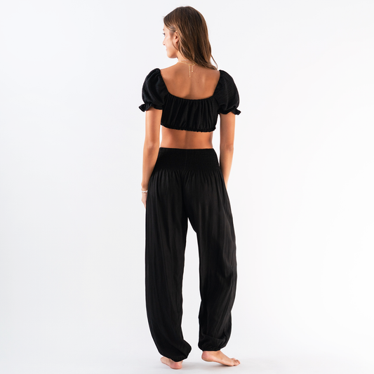 Black Harem Pants