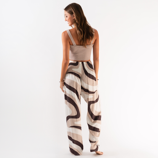 Latte Wide Leg Pants