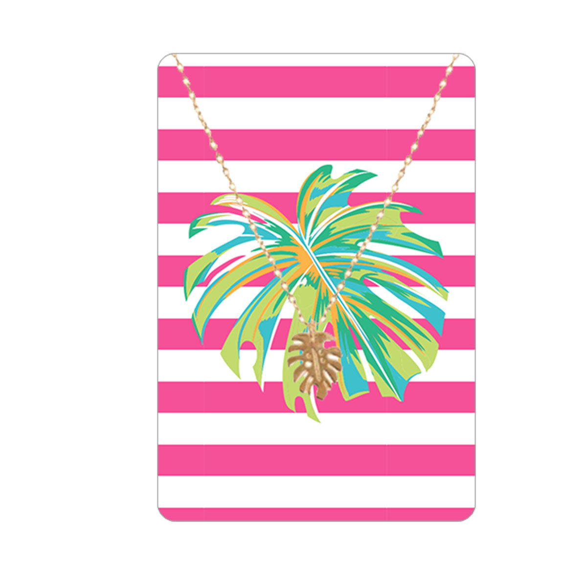 Palm Leaf Necklace & Keepsake Card