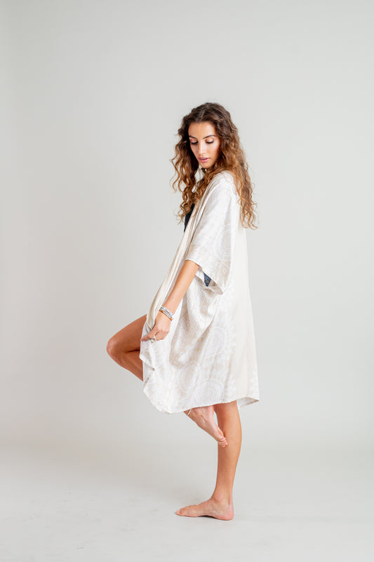 Koh Lipe Mandala Kimono Cover Up