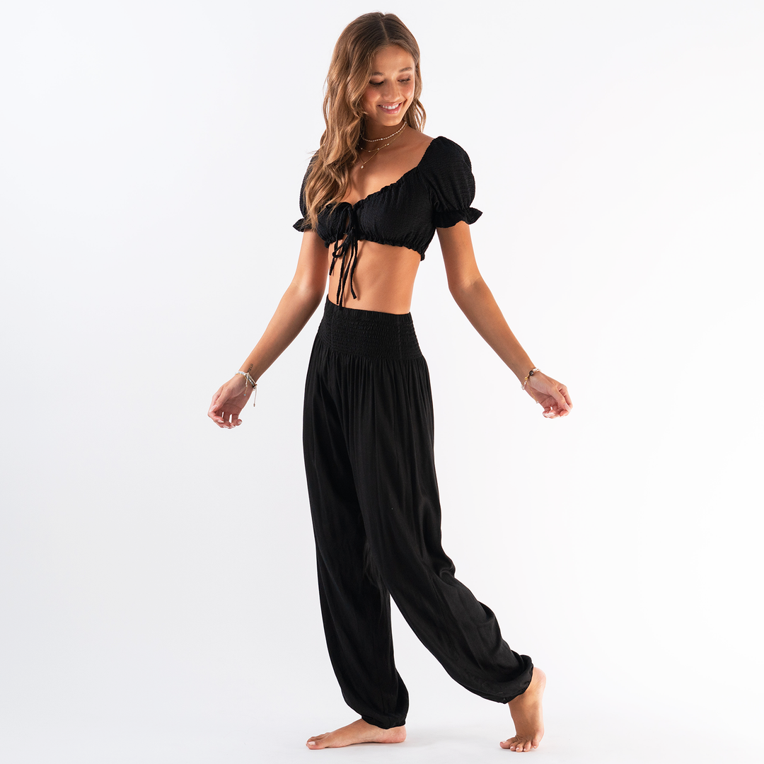 Black Harem Pants