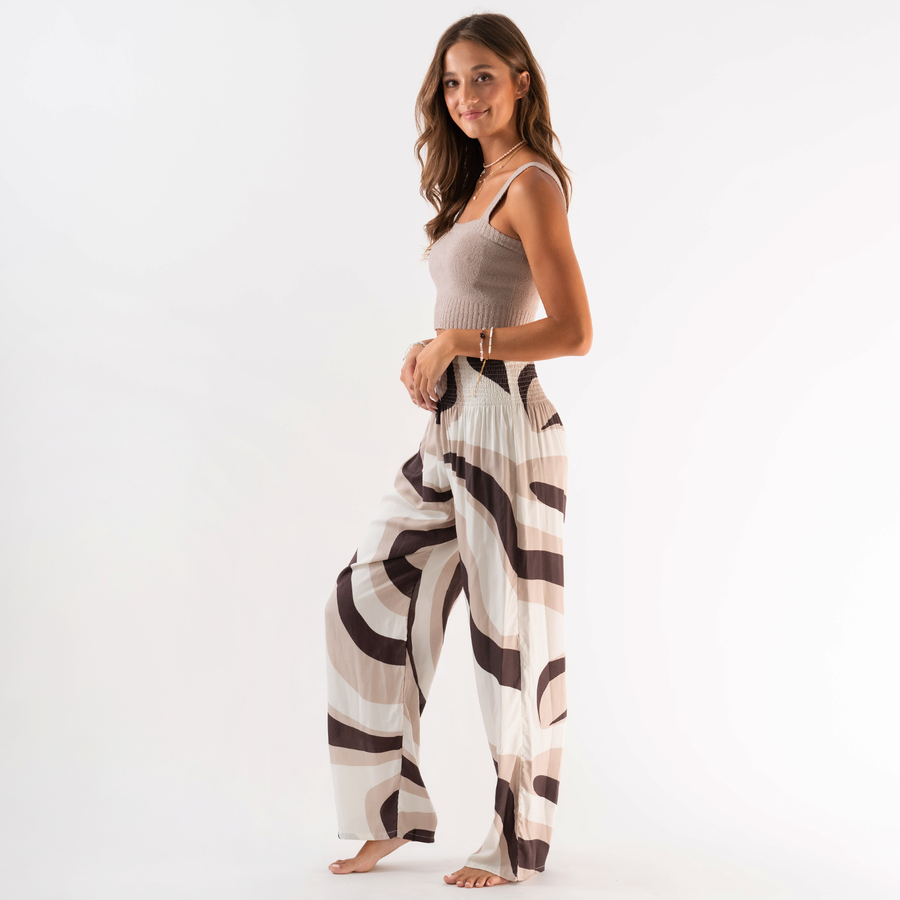 Latte Wide Leg Pants